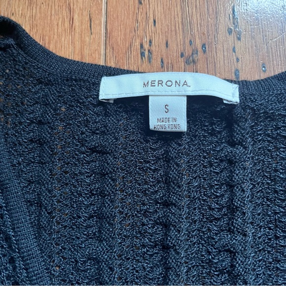 Merona Black V-Neck Sweater - Picture 2 of 3